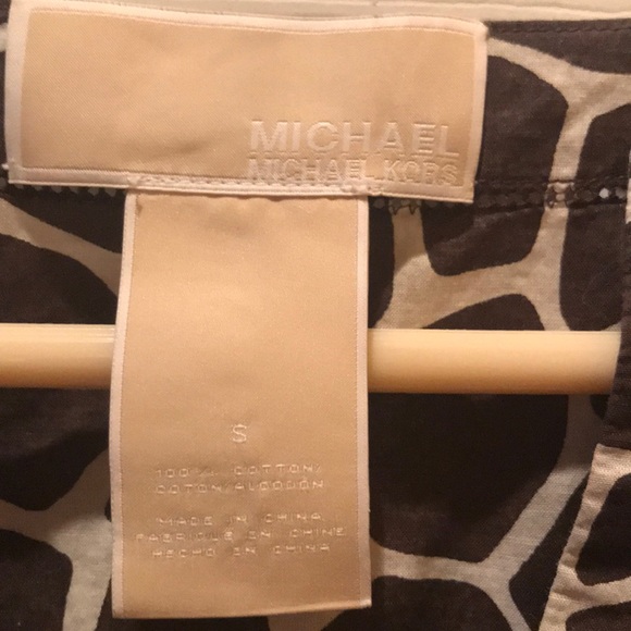 Giraffe print Michael Kors shirt - Picture 2 of 2